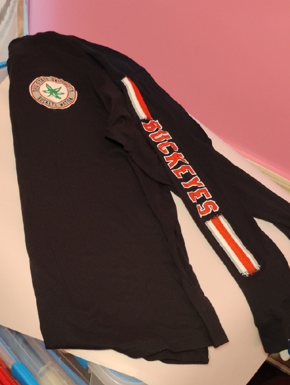 (C-31) SALE! NWT Ohio State Buckeyes Long Sleeve Tee Sz.M